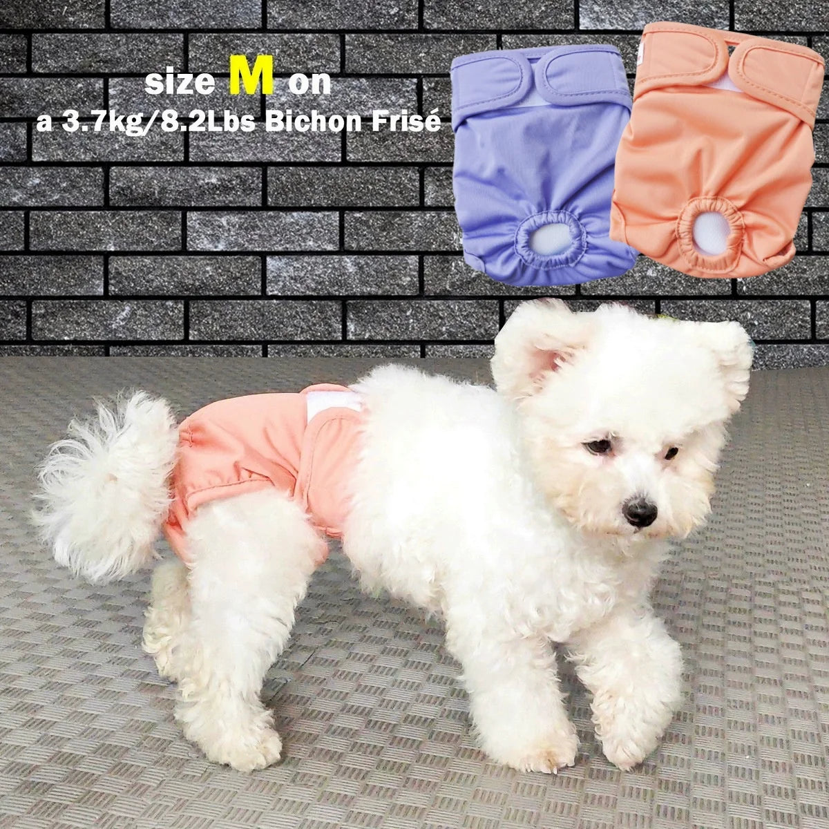 Washable Belly Band Highly Absorbent Female Dog Diaper djustable Pet Physiological Pant for Puppy Leak Proof Pee Panties Diapers