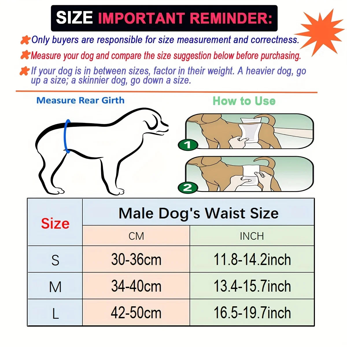 2 Pack Washable Male Dog Diaper Cute Cartoon Paw Print Pattern Pet Nappy Belly Band Wrap Reusable Sanitary Pants DogS Underwear