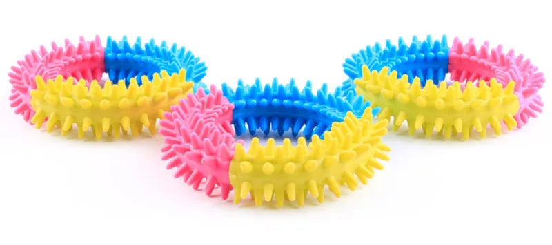 Cute Dog Toy Chew Rubber Toys for Small Dog Bite Resistant Non-toxic Pet Puppy Toys Interactive Training Pet Toys