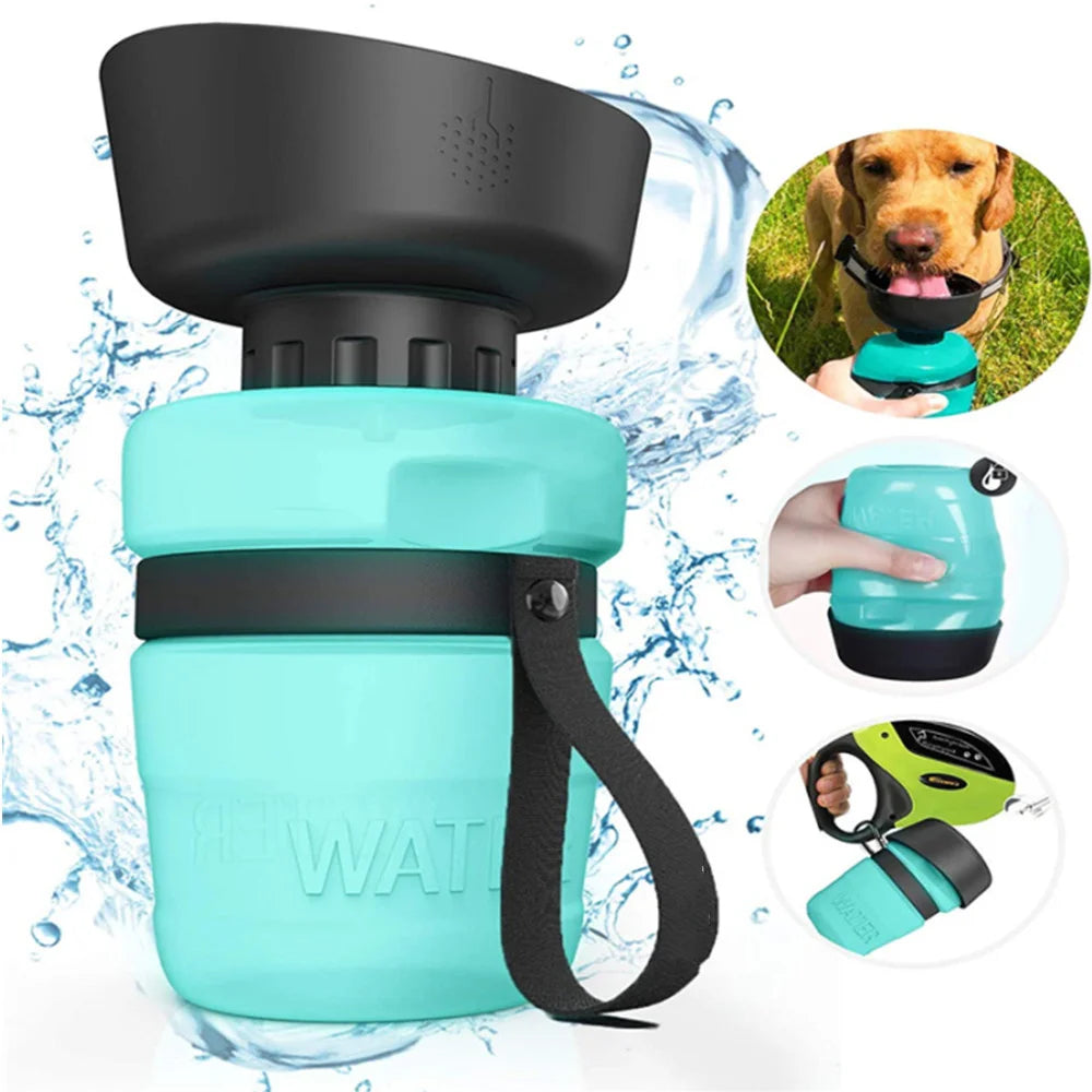 Sport Portable Dog Water Bottle Pet Puppy Cat Travel Outdoor Dogs Universal Water Bowl Drinker Drinking Water Mug Cup Dispenser