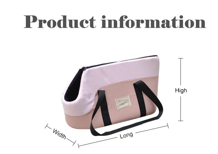 Soft Pet Carrier - Breathable, Comfortable Perfect for small dogs or cats