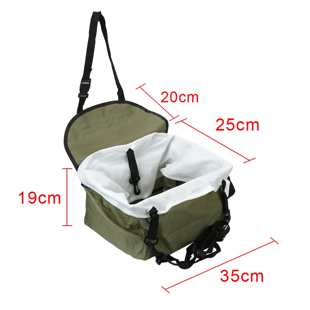 Pet Dog Carrier Waterproof Dog Seat Bag Basket Folding Car Seat Pad Safe Carry 2 in 1 Car Travel Accessories House Puppy Bag