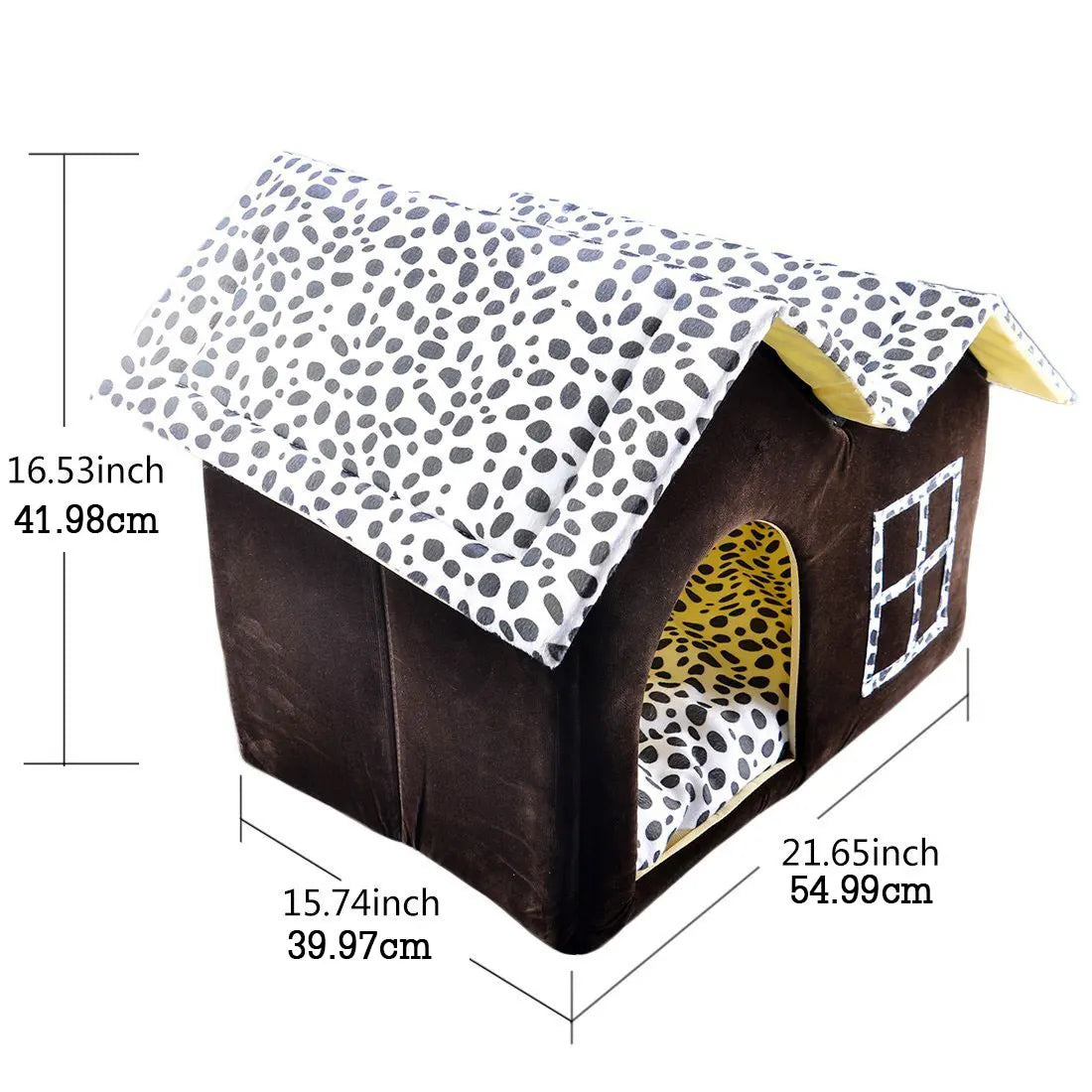 Dog house Warm Foldable puppy Bed Cotton Thicken Dog Bed with Cushion soft comfortable Pet Bed