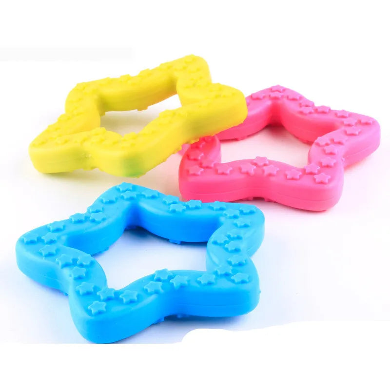 Cute Dog Toy Chew Rubber Toys for Small Dog Bite Resistant Non-toxic Pet Puppy Toys Interactive Training Pet Toys