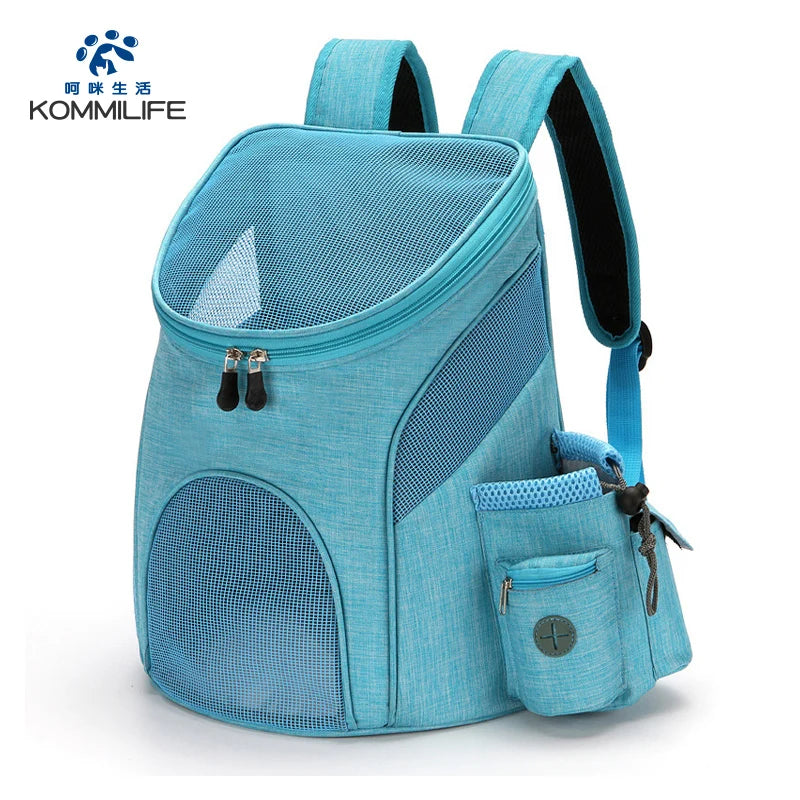 Breathable Big Space Dog Backpack High-quality Nylon Pet Cat Dog Carrier Bag Adjustable Shoulder Strap Pet Travel Backpack