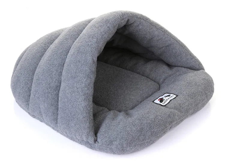 6 Colors Soft Polar Fleece Dog Beds Winter Warm Pet Heated Mat Small Dog Puppy Kennel House for Cats Sleeping Bag Nest Cave Bed