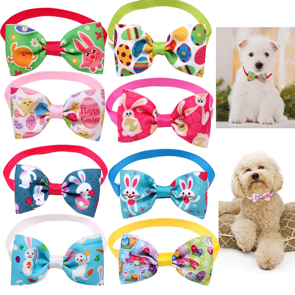 10 pièces accessoires pour animaux de compagnie petit chien nœud papillon pour chiot chien nœuds papillon collier réglable fille chiens nœud papillon pour chat chien collier animal de compagnie fournisseur