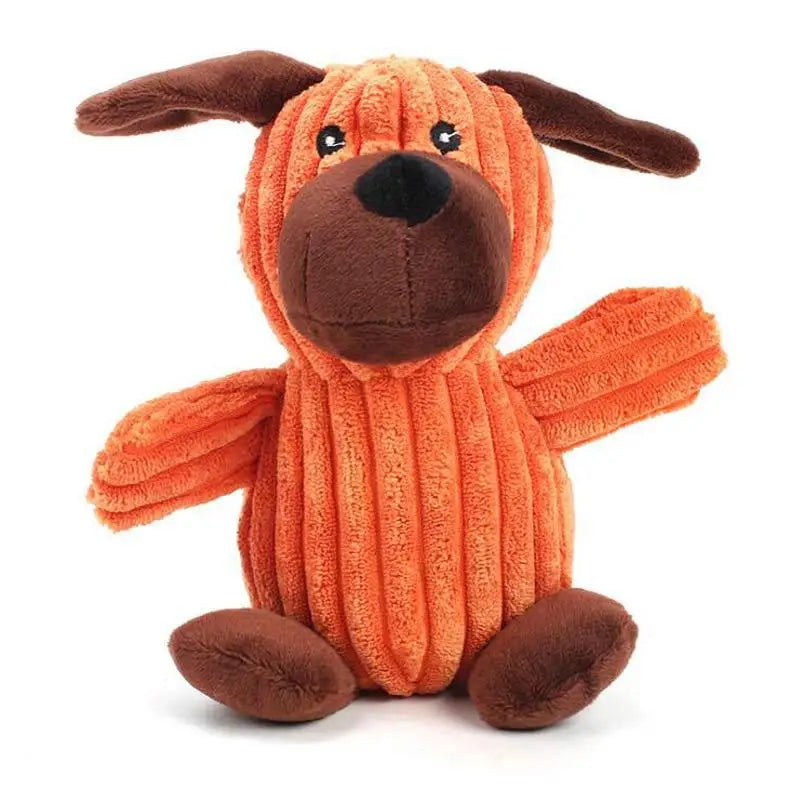 Pet Dog Toy Bite Resistant Corduroy Sounding Plush Toy Teddy Small Dog Animal Toy Non Toxic Dog Toys Chew Toys Dog Accessories