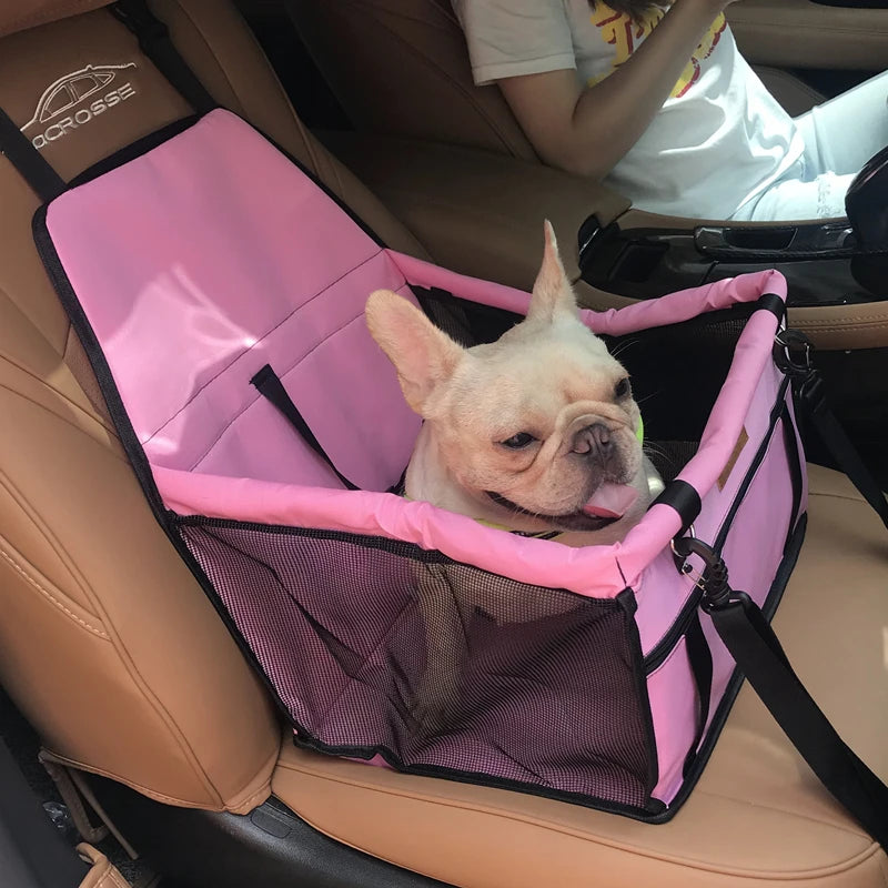 Carrier Dog Car Seat Cover Pet Transport Dog Carrier Car Folding Hammock Pet Carriers Bag For Small  Dogs autogamic for dogs