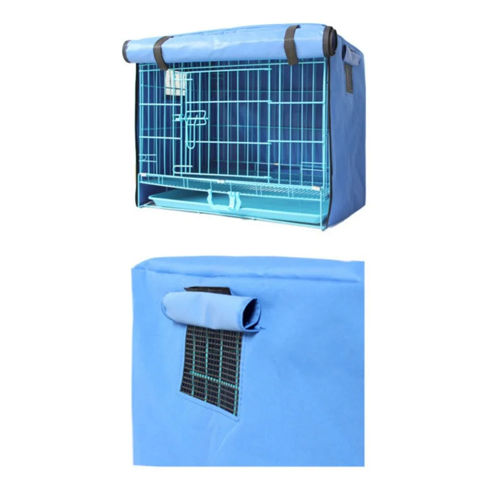 Dog Kennel House Cover Waterproof Dust-proof Durable Oxford Dog Cage Cover Foldable Washable Outdoor Pet Kennel Crate Cover