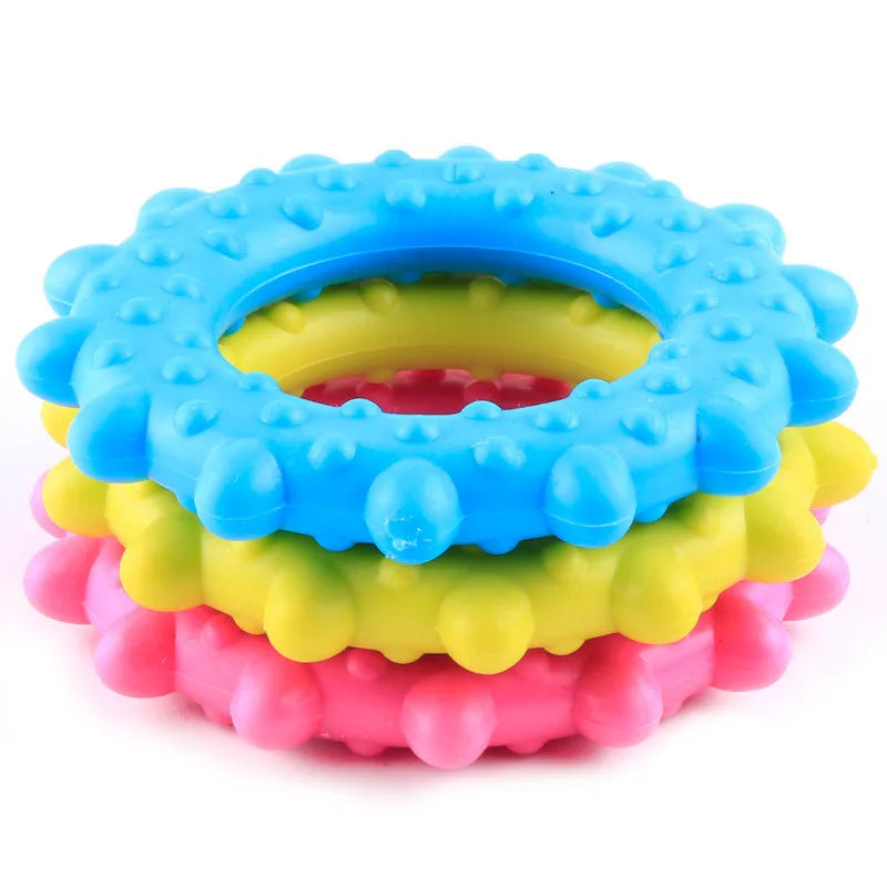 Cute Dog Toy Chew Rubber Toys for Small Dog Bite Resistant Non-toxic Pet Puppy Toys Interactive Training Pet Toys