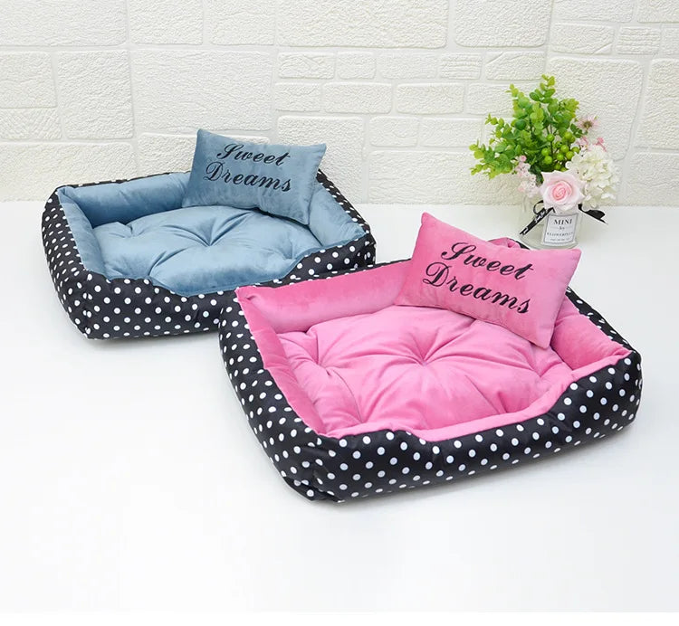 2024 Dog Dot Bed Four Season Use Comfortable camas para perros dog beds for small dogs Top Quality dogs pets accessories