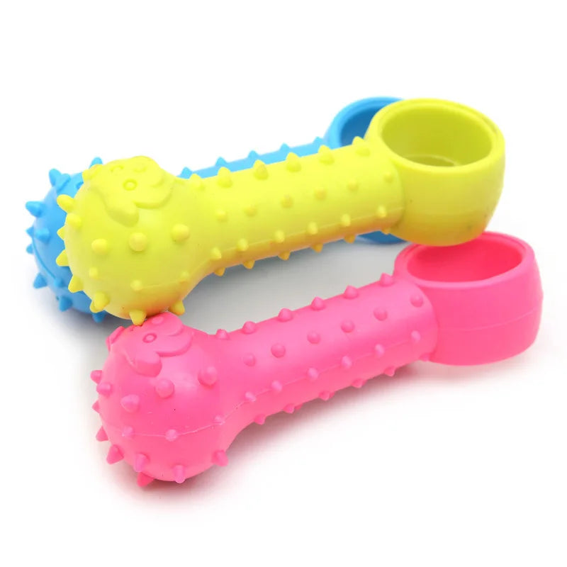 1PCS Pet Toys for Small Dogs Rubber Resistance To Bite Dog Toy Teeth Cleaning Chew Training Toys Pet Supplies Puppy Dogs Cats