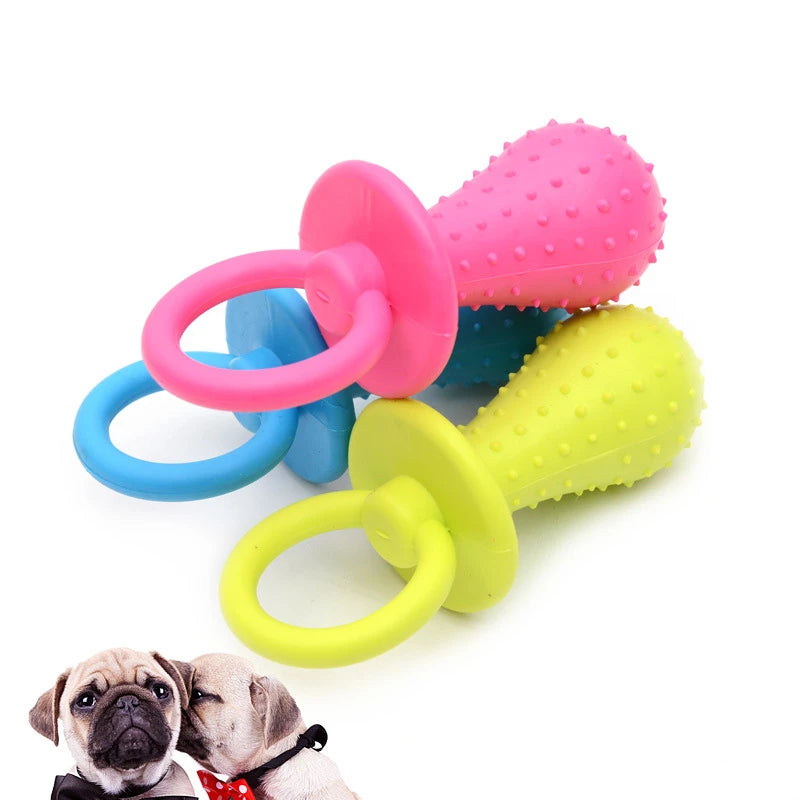 1PCS Pet Toys for Small Dogs Rubber Resistance To Bite Dog Toy Teeth Cleaning Chew Training Toys Pet Supplies Puppy Dogs Cats