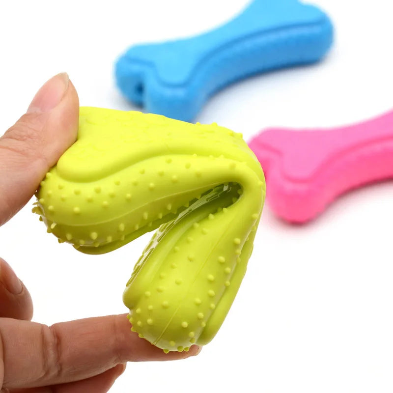 1PCS Pet Toys for Small Dogs Rubber Resistance To Bite Dog Toy Teeth Cleaning Chew Training Toys Pet Supplies Puppy Dogs Cats