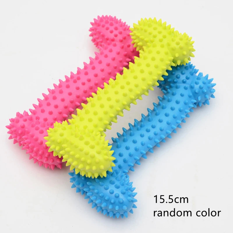 1PCS Pet Toys for Small Dogs Rubber Resistance To Bite Dog Toy Teeth Cleaning Chew Training Toys Pet Supplies Puppy Dogs Cats