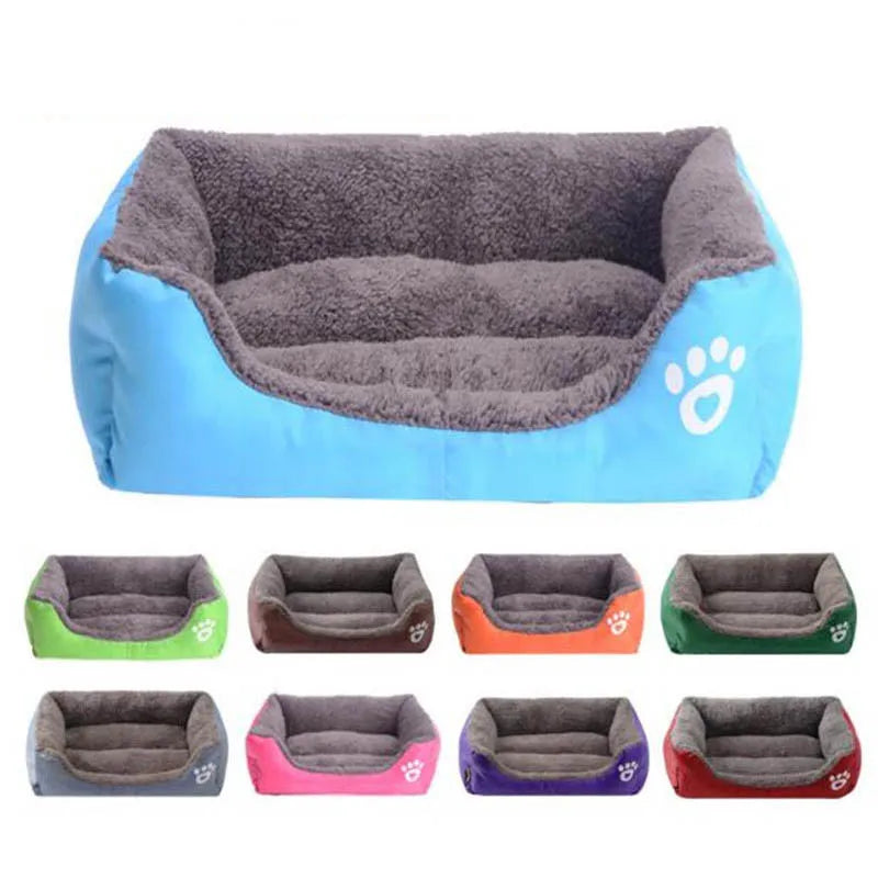 Hot 10 Colors Large Dog Bed Padded Soft Pet Nest House Warm Indoor Dogs Sleeping Kennel Cushion For Cat Puppy S/M/L/XL/XXL/XXXL