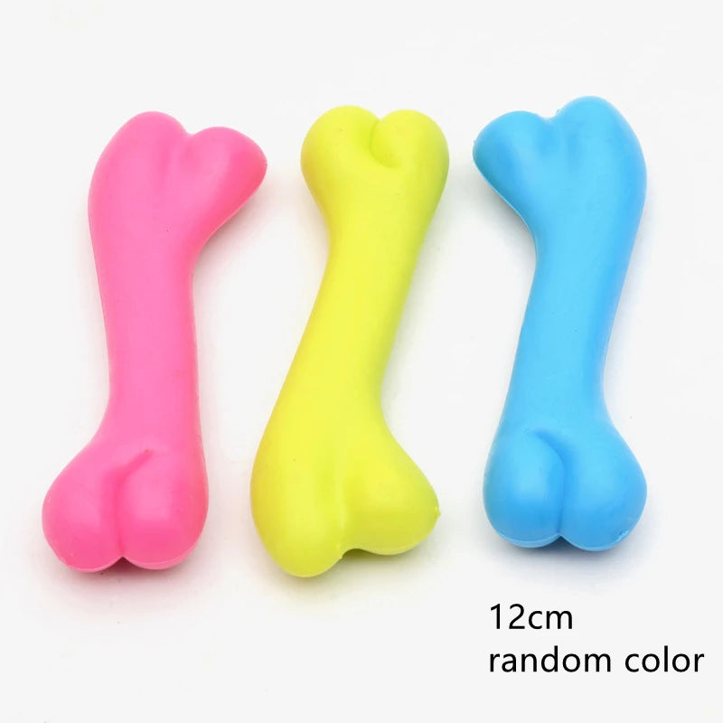 1PCS Pet Toys for Small Dogs Rubber Resistance To Bite Dog Toy Teeth Cleaning Chew Training Toys Pet Supplies Puppy Dogs Cats