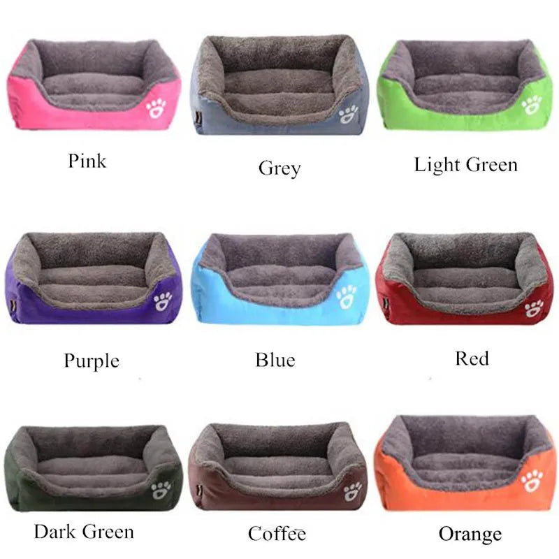 Hot 10 Colors Large Dog Bed Padded Soft Pet Nest House Warm Indoor Dogs Sleeping Kennel Cushion For Cat Puppy S/M/L/XL/XXL/XXXL