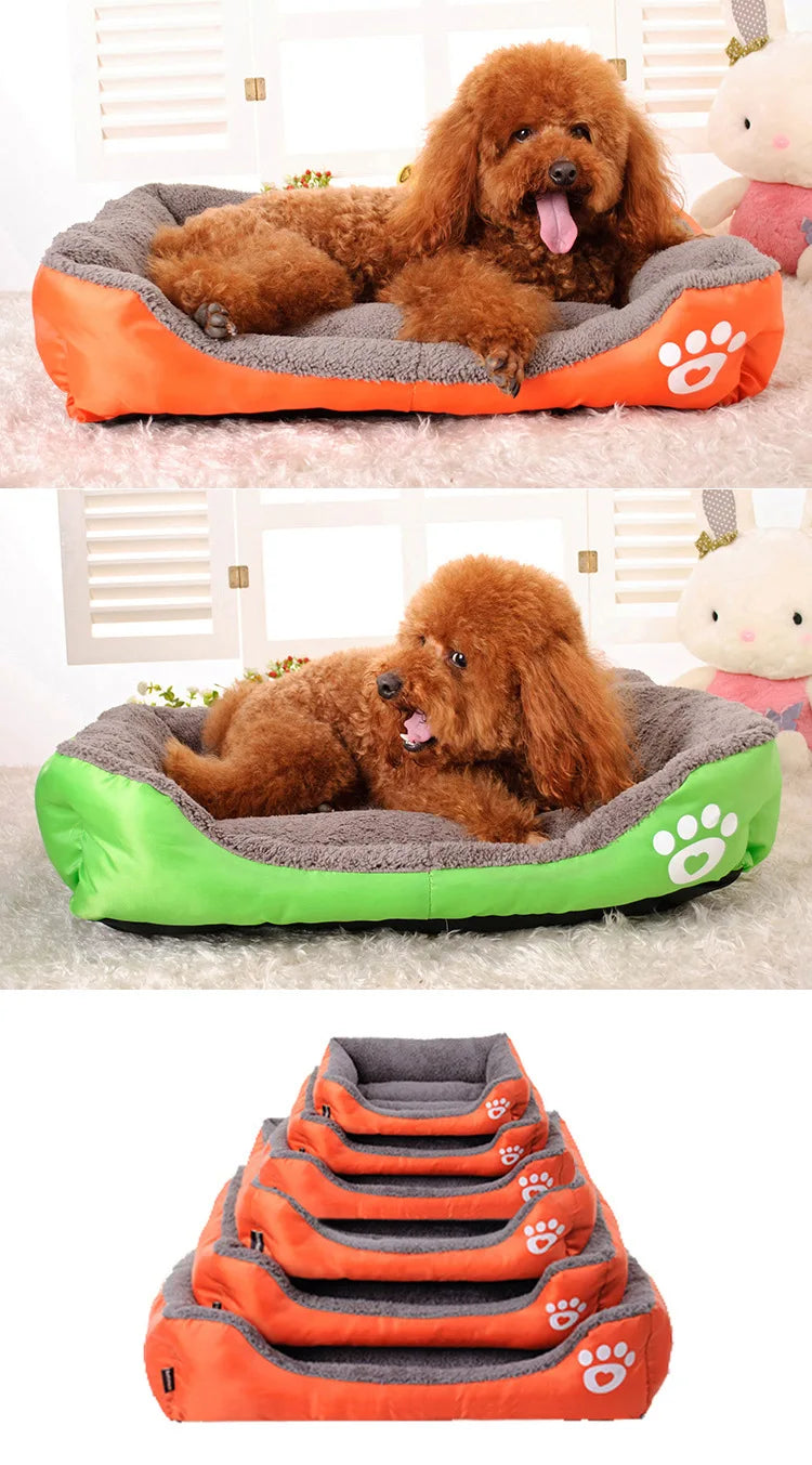 Hot 10 Colors Large Dog Bed Padded Soft Pet Nest House Warm Indoor Dogs Sleeping Kennel Cushion For Cat Puppy S/M/L/XL/XXL/XXXL