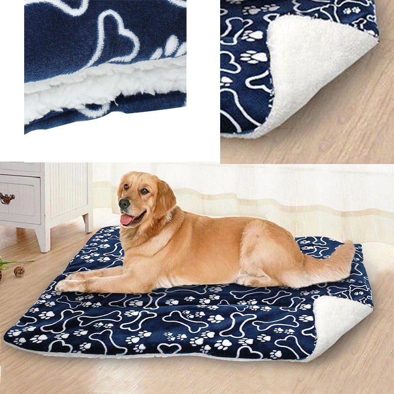 50cm 55cm 70 cm 100cm Large Pet Dog  Puppy Cushion House Pet Soft Comfortable Winter Warm Kennel Dog Mat Blanket