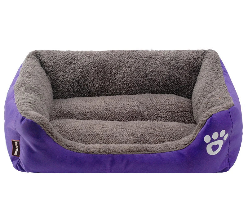 Hot 10 Colors Large Dog Bed Padded Soft Pet Nest House Warm Indoor Dogs Sleeping Kennel Cushion For Cat Puppy S/M/L/XL/XXL/XXXL