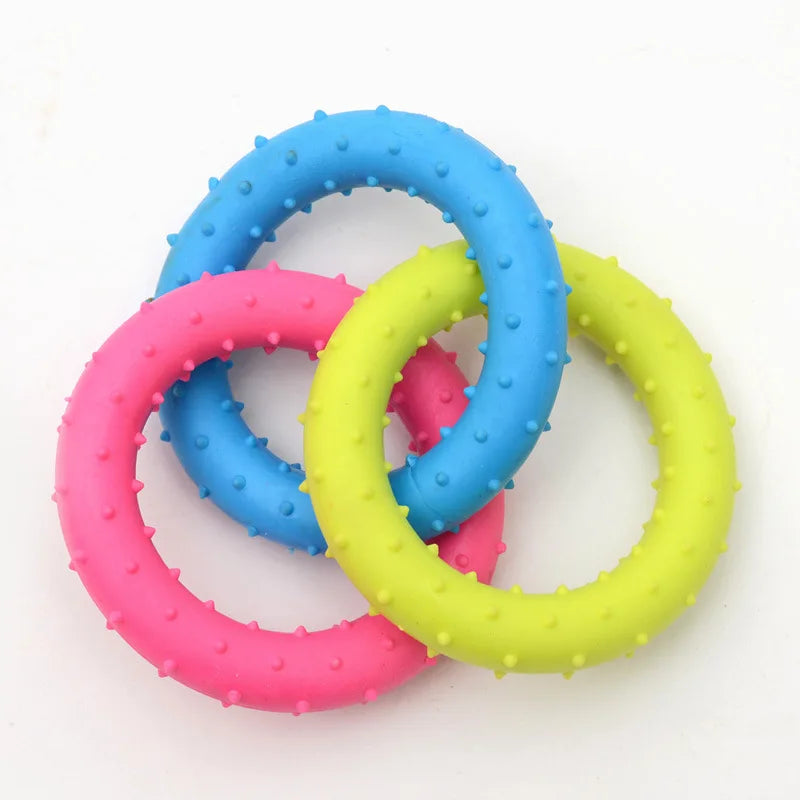 1PCS Pet Toys for Small Dogs Rubber Resistance To Bite Dog Toy Teeth Cleaning Chew Training Toys Pet Supplies Puppy Dogs Cats