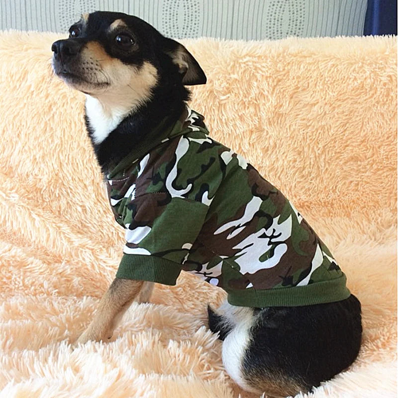 Security Dog Clothes Classic Pet Dog Hoodies Clothes For Small Dog Autumn Coat Jacket for Yorkie Chihuahua Puppy Clothing 10d3S1