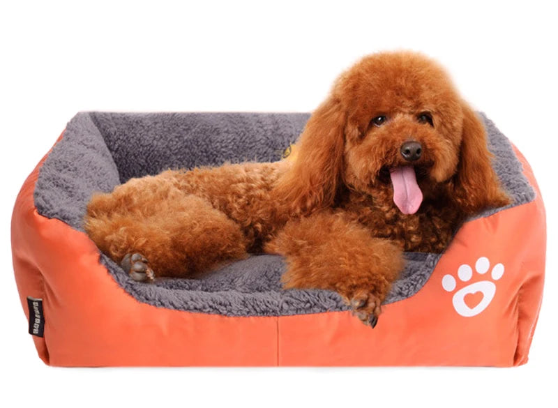 Hot 10 Colors Large Dog Bed Padded Soft Pet Nest House Warm Indoor Dogs Sleeping Kennel Cushion For Cat Puppy S/M/L/XL/XXL/XXXL