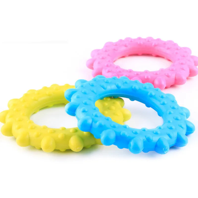 Cute Dog Toy Chew Rubber Toys for Small Dog Bite Resistant Non-toxic Pet Puppy Toys Interactive Training Pet Toys