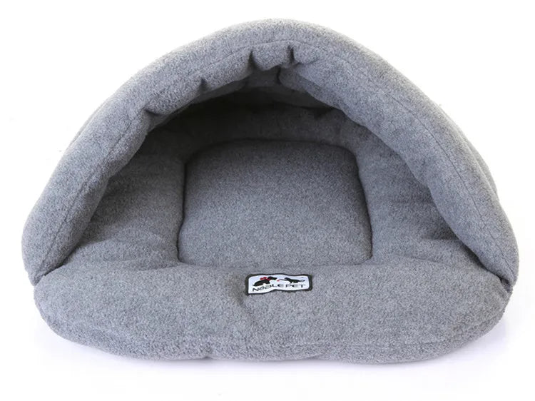 6 Colors Soft Polar Fleece Dog Beds Winter Warm Pet Heated Mat Small Dog Puppy Kennel House for Cats Sleeping Bag Nest Cave Bed