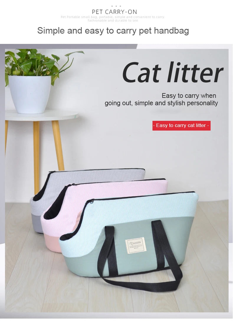 Soft Pet Carrier - Breathable, Comfortable Perfect for small dogs or cats