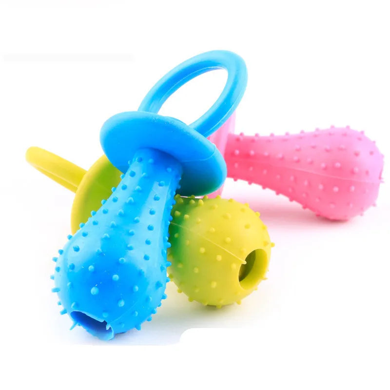 Cute Dog Toy Chew Rubber Toys for Small Dog Bite Resistant Non-toxic Pet Puppy Toys Interactive Training Pet Toys