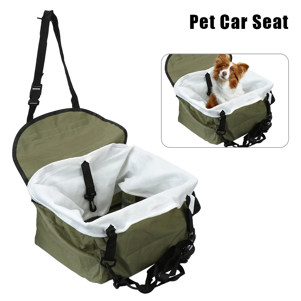 Pet Dog Carrier Waterproof Dog Seat Bag Basket Folding Car Seat Pad Safe Carry 2 in 1 Car Travel Accessories House Puppy Bag