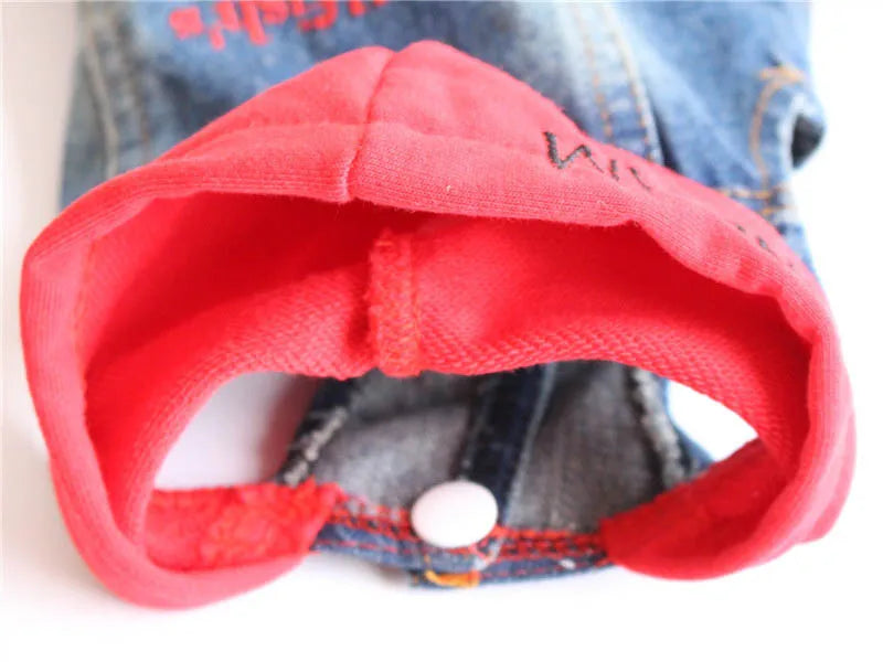 New Product 2020 Pet Hoodie Jacket For Dog Jeans Spring Dog Clothes Fashion Denim T-shirt Puppy Dog Vest Cowboy Cat Coat 10E