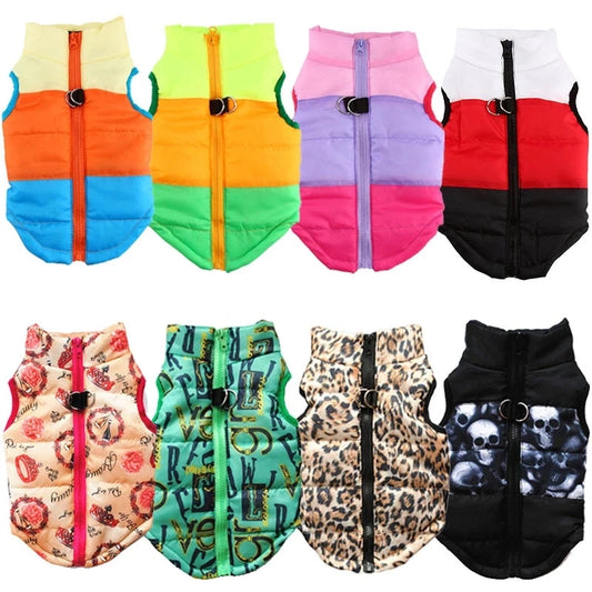 Warm Dog Clothing For Small Dog Windproof Winter Pet Dog Coat Jacket Padded Clothes Puppy Outfit Vest Yorkie Chihuahua Clothes