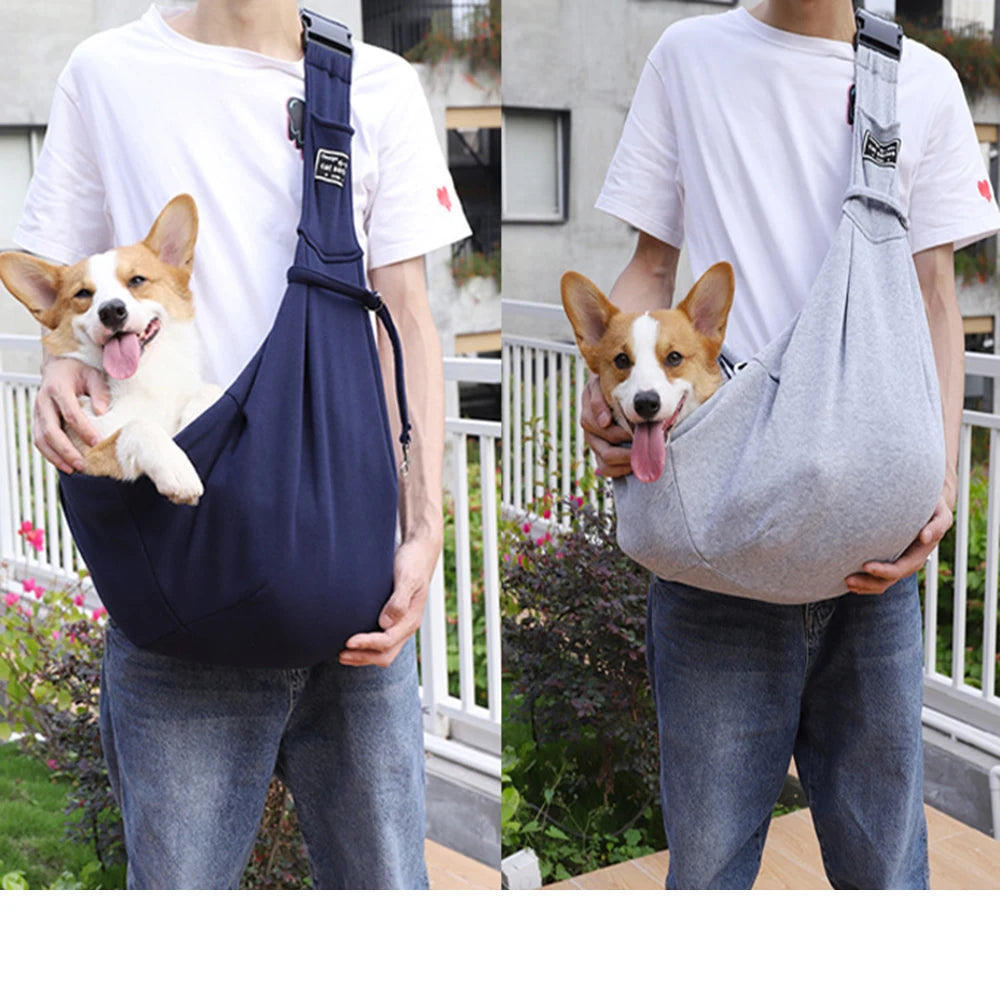 Pet Dog Carrier Bag Outdoor Travel Puppy Shoulder Bags Dogs Single Comfort Sling Handbag Tote Pouch Kitten Corgi Transport Pets