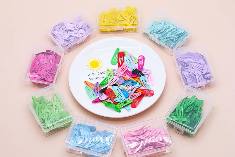 50pcs/lot Mini Pet Dog Hairpin Candy Colors about 3cm Small Puppy Cat Hair Clips Pet Hair Accessories Dog Hair Grooming