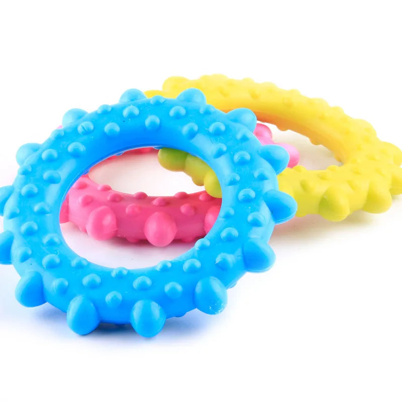 Cute Dog Toy Chew Rubber Toys for Small Dog Bite Resistant Non-toxic Pet Puppy Toys Interactive Training Pet Toys