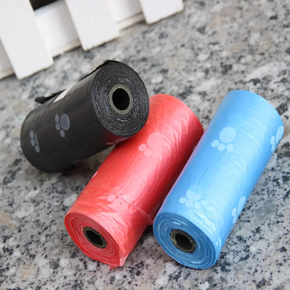 Pet Supplies Dog Poop Bags for Waste Refuse Cleanup 10-50Roll(15 Bag/ Roll)Puppy Cat Pooper Scooper Bag Rolls Outdoor Clean