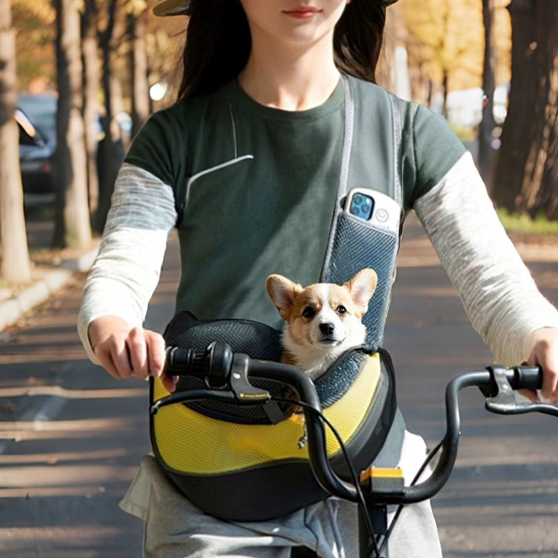 Portable Crossbody Teddy/Pomeranian Shoulder Cycling Cat Bag