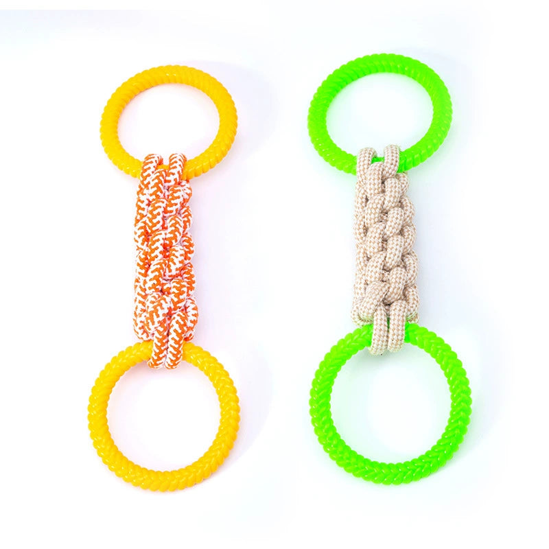 Rubber Ring Interactive Dog Toy