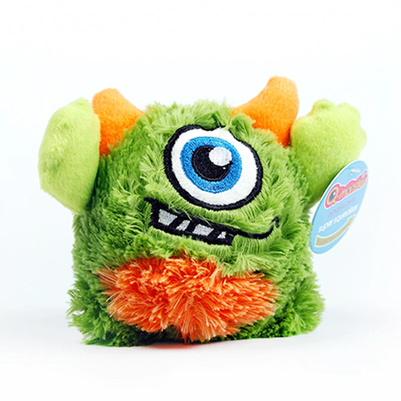 Little Monster Dog Voice Elastic Ball Pet Toy