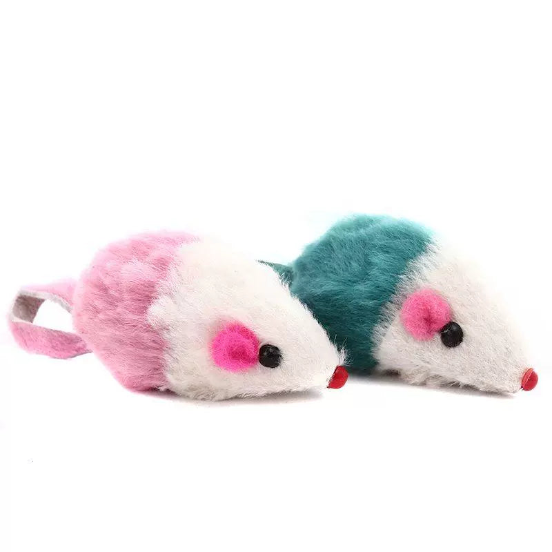 Little Mouse Rabbit Fur Relieving Stuffy Handy Gadget Electric Cat Toy