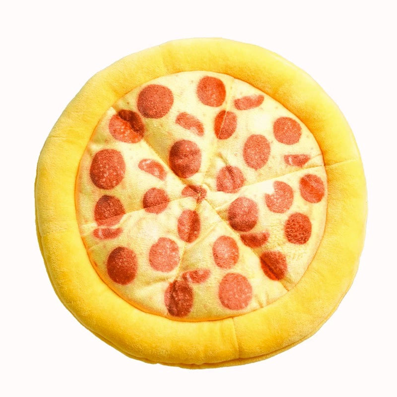 Pizza toy for medium to large dogs