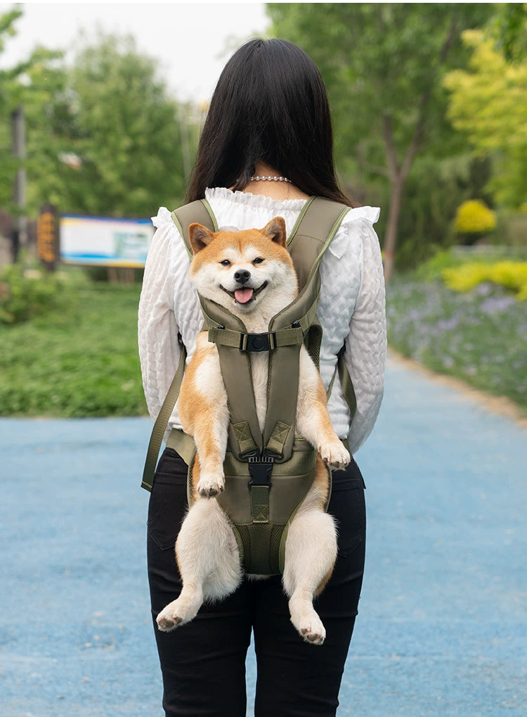 Shiba Inu Corgi Teddy Portable Big Dog Pet Backpack