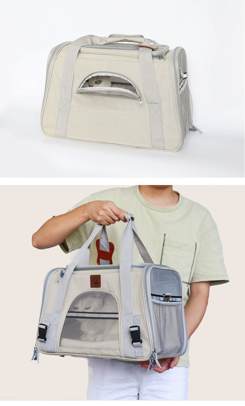 Large Capacity Sterilization Portable Canvas Cat Bag