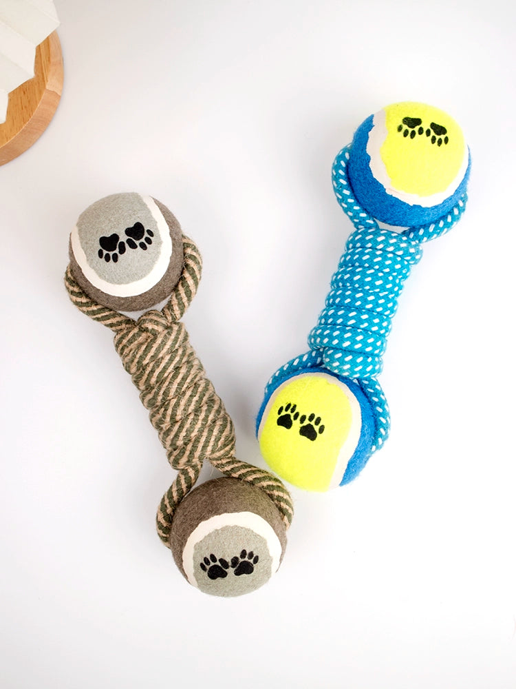 Pet Supplies Labrador Tooth Cleaning Dumbbell Ball Toy