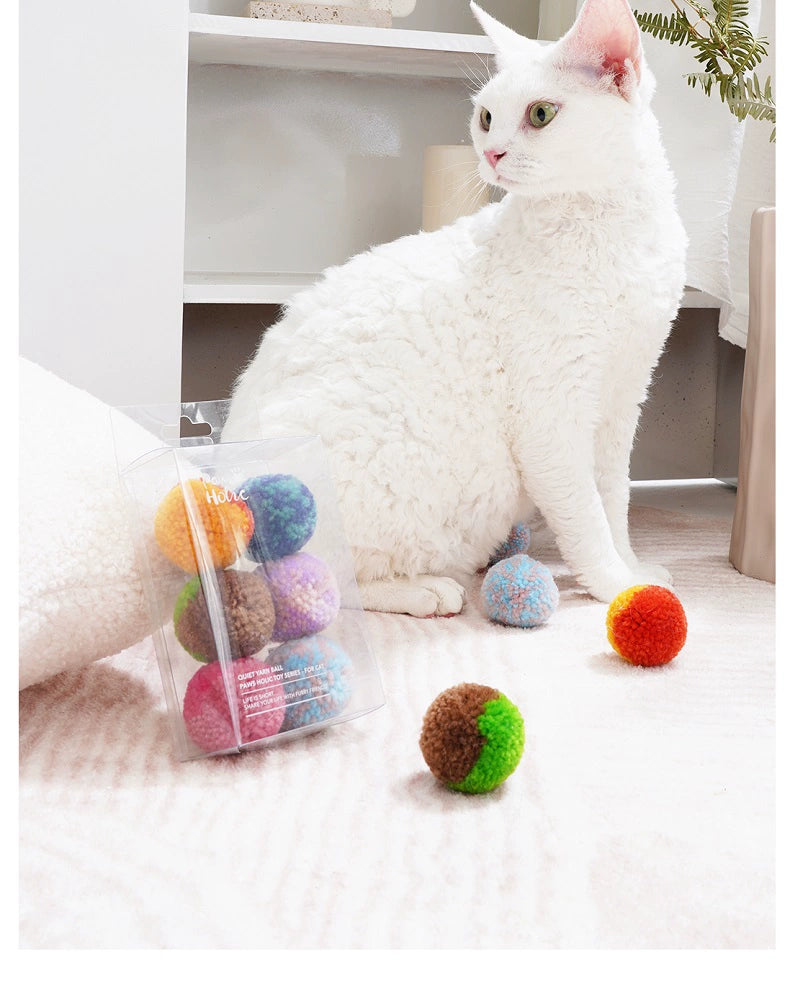 Pawsholic Mute Fur Ball Self-Hi Relieving Stuffy Cat