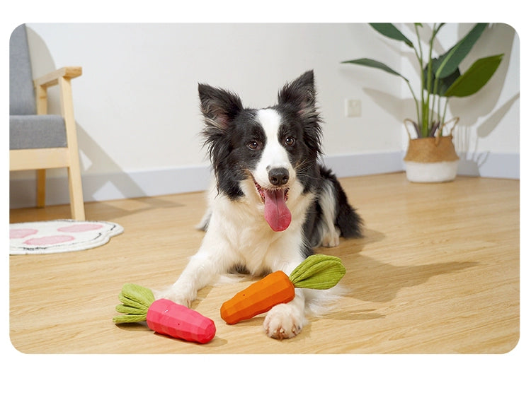 Toy Carrot for Dogs Stuffed Dog Toy